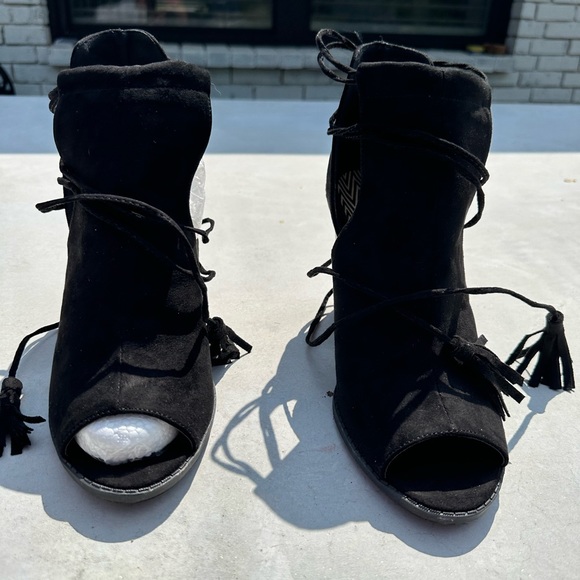 Qupid Barnes Bootie wedges - Picture 7 of 8